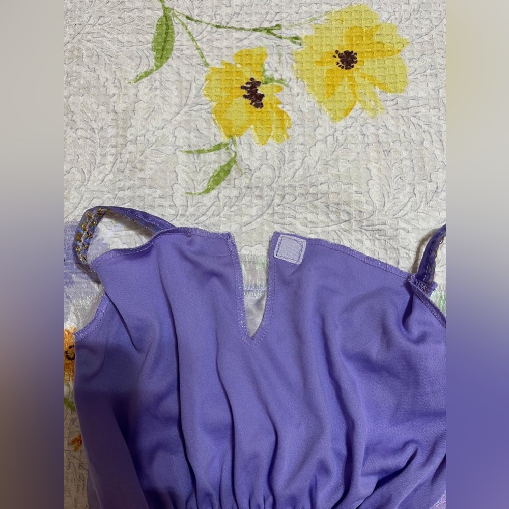 (22) Purple and Blue Sequin Mermaid Top - Picture 15 of 16